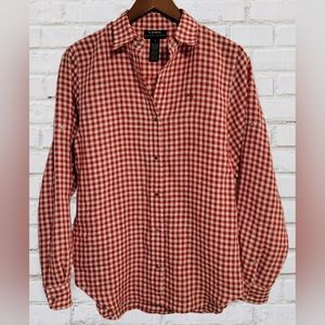Ralph Lauren red plaid shirt Size Small